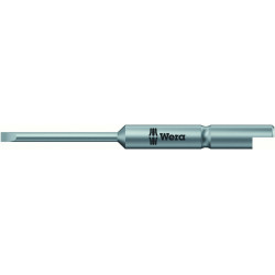 Бита 800/9 C SL, сверхтвёрдая, 4 мм Halfmoon, SL 0.40 x 2 x 44 мм, Wera