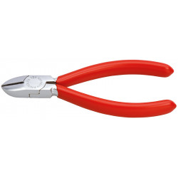 Бокорезы электромеханика, 125 мм, хром, обливные ручки Knipex