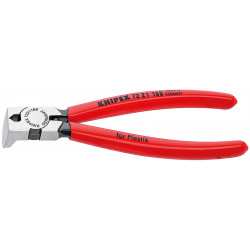 Бокорезы для пластика, губки 85°, пружина, 160 мм, обливные ручки Knipex