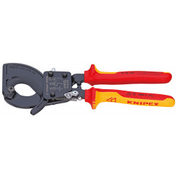 Кабелерез с трещоткой VDE, Ø 32 мм (240 мм², MCM 500), длина 250 мм Knipex