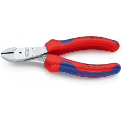 Бокорезы особо мощные, 140 мм, хром, 2-комп ручки Knipex