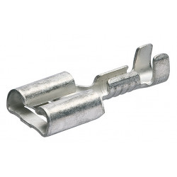 Гильзы флажковые, неизолированные, 6.3 x 0.8 мм, 1.0-2.5 мм², 100 шт Knipex