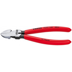 Бокорезы для пластика, пружина, 180 мм, обливные ручки  Knipex