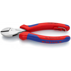Бокорезы X-Cut, 160 мм, хром, 2-комп ручки, проушина для страховки Knipex